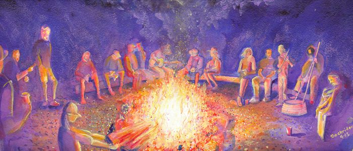 Campfire Jam | Aspen Canyon Ranch by David Sockrider