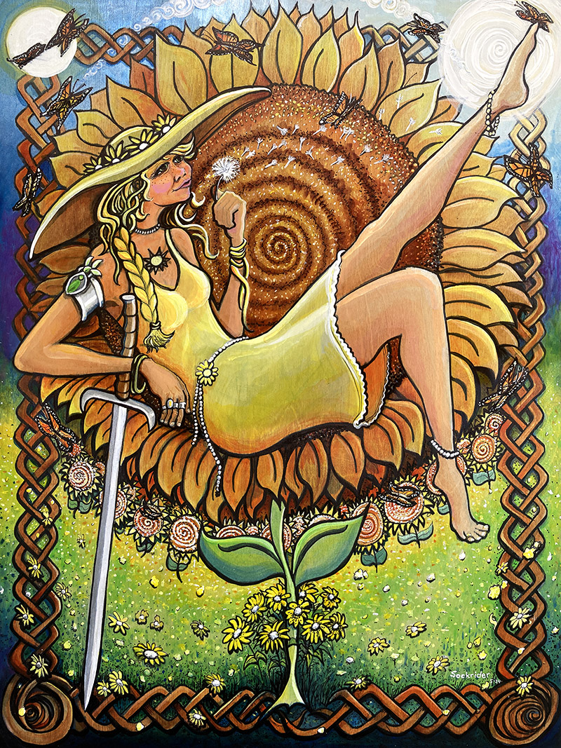 The Goddess of Summer – Original Available – Tour Paintings by