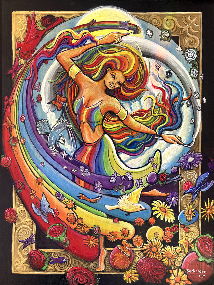 The Goddess of Paint – Original Available – Tour Paintings by