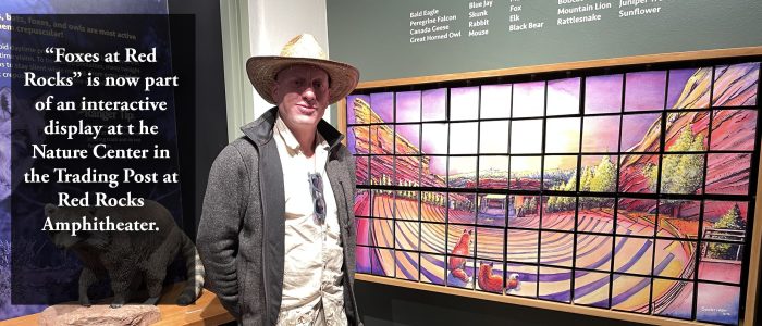 Displayed at Red Rocks Amphitheater.